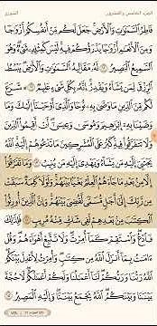 الصفحة الثانية من سورة الشورى #الشيخ ماهر المعيقلي#