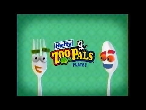 Hefty's "ZooPals" Plates commercial (2003)