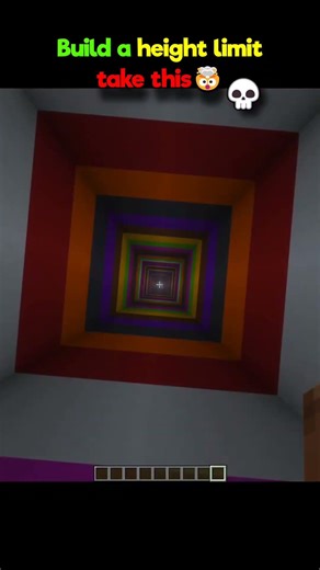 Minecraft Build a height limit take this...🤯#minecraft #minecraftshorts