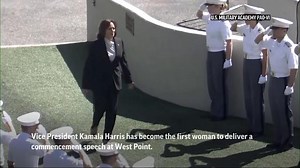 Harris delivers speech at West Point graduation