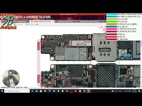 Schematic iPhone 8 Plus LCD Light & Blank Screen Fix | Borneo Schematic Diagram Circuit Solution