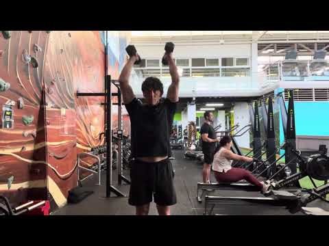 Flexión codo con press mancuerna