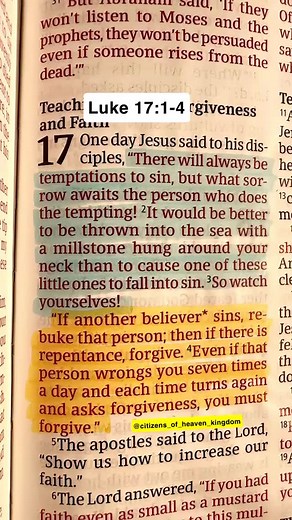 citizens of heaven | This passage is about forgiveness in response to true repentance. . . . . . #amen #bible #biblejournaling #biblequote #biblequotes... | Instagram