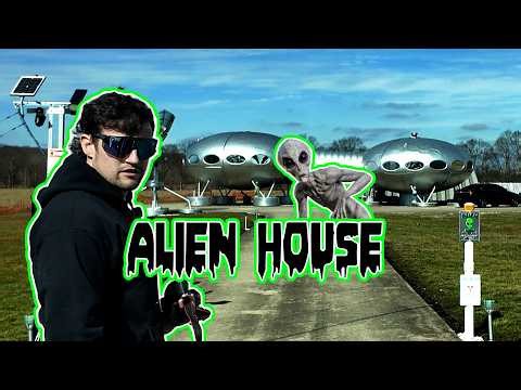 Aliens live here. UFO House In Dayton, Ohio