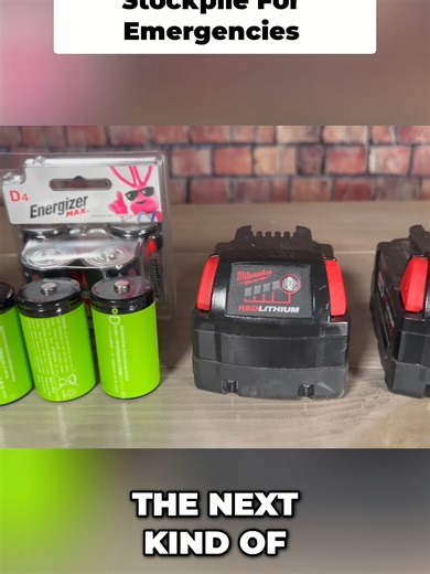 Are you stockpiling the right kind of batteries? #preppersupplies #emergencypreparedness #prepper #prepping