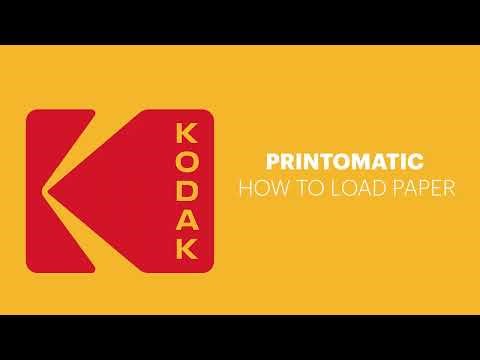 Kodak Printomatic How To Load Paper