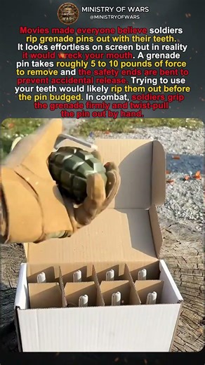 Why Soldiers NEVER Pull Grenade Pins With Their Teeth 💣