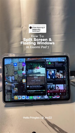 Replying to @Chustine In Workstation Mode or PC mode, pwede up to 4 apps ang nasa floating windows. 🤗 @Hello Pringles˚˖𓍢ִ໋❀ How to start PC Mode #xiaomipad7 #workstation #tabletrecommendation #howtotiktok #tutorial