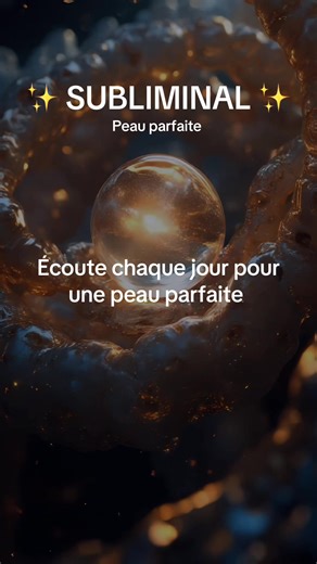 ✨subliminal pour une peau parfaite rebondie et lumineuse ✨Résultats visibles avec l’écoute régulière ✨Hydrate-toi • écoute détendue • laisse faire 💬 dis moi en commentaire le subliminal que tu voudrais que je fasse