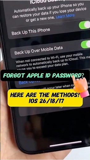 Forgot your Apple ID Password? iCloud Password Reset? Here's How To Reset It!! #smartphone