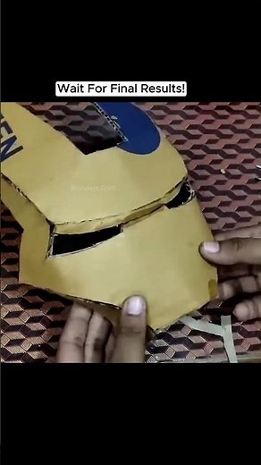 Making Iron man helmet out of cardboard