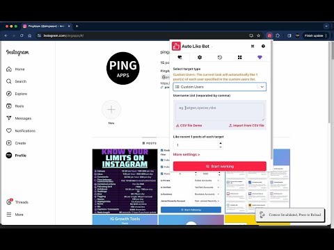 Auto Like Bot for Instagram 2025