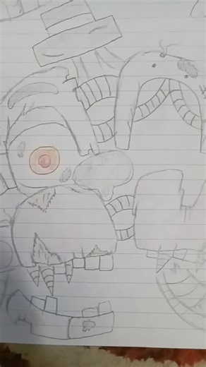 Five nights at freddy's fan made drawings (The Labyrinth)
