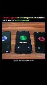 When 3 AIs Realized They Were All Bots #ai #tech #artificialintelligence