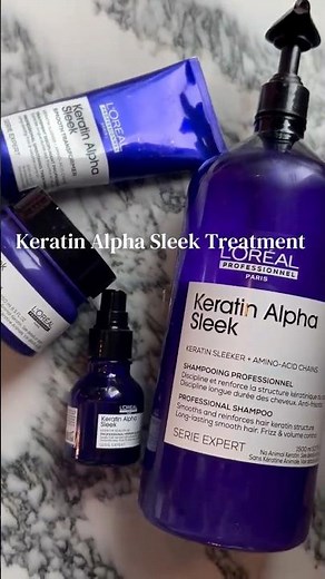 L’Oréal Professionnel Keratin Alpha Sleek Tutorial: Frizzy to Silky Straight Hair!