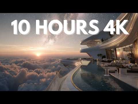 10 Hours of Deep Sleep Music | Sky Ambience Above the Clouds