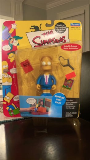 Old Retro Simpsons 2001 Playmates Toys!