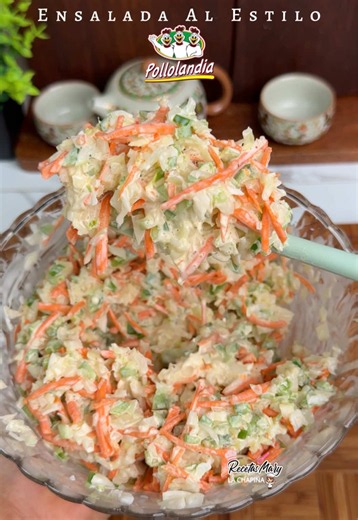 Ensalada de repollo estilo Pollolandia