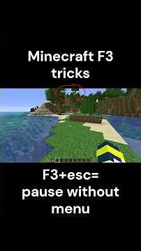 Minecraft F3 tricks #minecraft #speedruning