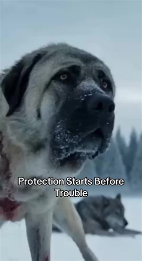 Kangal Dog Patrols Pasture for Livestock Protection