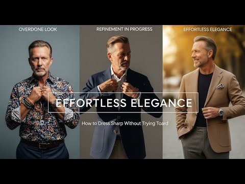 Effortless Elegance How to Dress Sharp Without Trying Too Hard