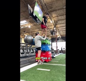 (361) 50.5 inch vertical jump: depth jump training!