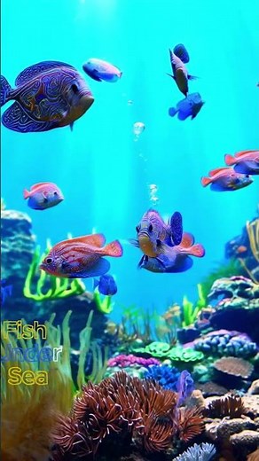 YT0022 Colorfully Fish swimming underwater #oceanlife #fish #reeflife