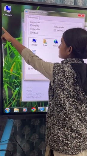 Show Computer And Recycle bin Icon #shorts