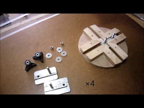 Ellipse and circle cutting jig 楕円・円切り治具