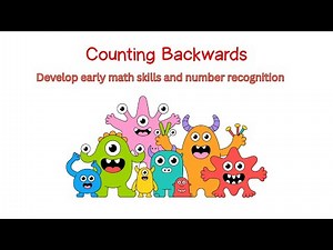 Counting Backwards 10 to 1: Learn with Monsters! | Kids Math Practice