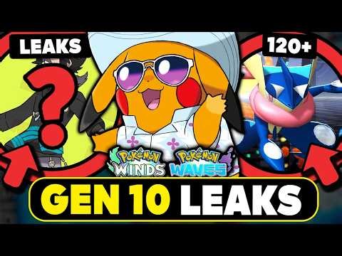 POKEMON NEWS! NEW WINDS & WAVES CHARACTER LEAKS? ALL 120+ CONFIRMED POKEMON FOR CHAMPIONS & MORE!