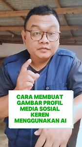 5.3K views · 811 reactions | Cara membuat gambar profil media sosial...