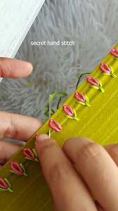 130K views · 1.8K reactions | What a beautiufl stitch work by secret hand stitch 瑱 | Secret Hand Stitch | Facebook
