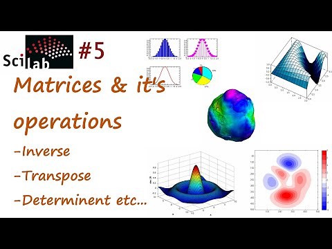 🔴 SCILAB TUTORIAL #5 || Matrices and it's Operations.