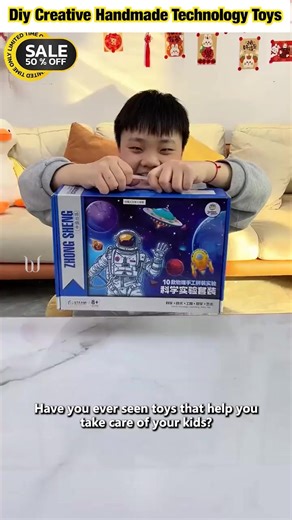 ✨ [Unleash your child's scientific potential! 🚀 Unleash your child's inner talent! 🔬 🎉 With this super cool science experiment kit, your child can assemble amazing inventions and discover the mysteries of physics for themselves! 🔍 From cool robots to mini generators, more than 10 fun projects that stimulate creativity 💡 Safe materials clear instructions, super fun to learn while playing ~👍 ⬇ This is where little inventors are born! 🌟 #Technology Small #Physics DIY #Creative education #Cre