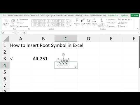 How to Type Square Root Symbol (√) FAST