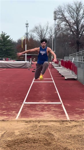 6 step triple jump, got out to 14.57 today! Good day, still need work on the third phase and handling the first phase but we will get there! #hardwork #trackandfield #triplejump #d1athlete #jumper