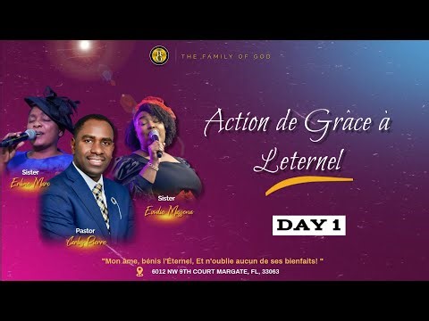 Premier Jour | Action de Grâce à L'éternel 2025| Pasteur Carlos | 12/14/2025