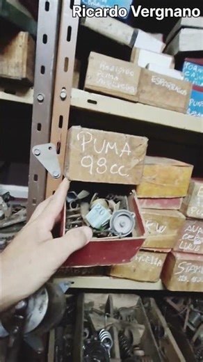 A warehouse full of spare parts for vintage and classic motorcycles #motorcycle #classicmotorcycl...