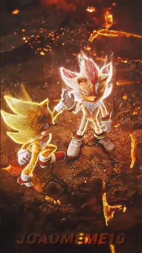 super shadow vs super sonic🦔😱