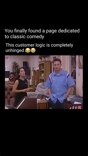ClassicComedyHub on Instagram: "This sketch turns a simple furniture store visit into a masterclass in pointless overthinking. Every request sounds reasonable to the customer, even as it becomes impossible to satisfy in real life. Instead of adapting, he doubles down, confidently explaining why normal definitions don’t apply to him. The humor comes from commitment and restraint. Mark Heap plays the customer with absolute certainty, while Sally Phillips responds with calm professionalism as the s