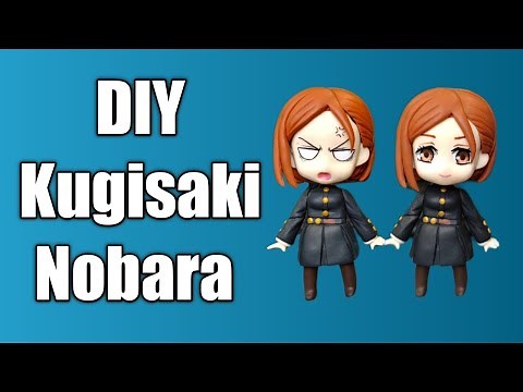 05]How to make Kugisaki Nobara chibi figure | DIY anime figure | Jujutsu Kaisen | Polymer clay