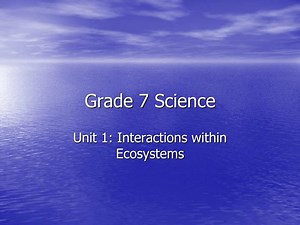 Grade 7 Science - SlideServe