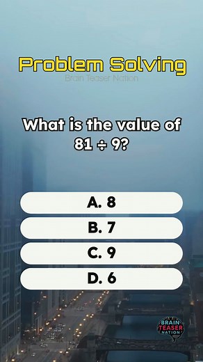 Problem Solving 202 #mathematics #maths #logic #problemsolving #fblifestyle | Brain Teaser Nation