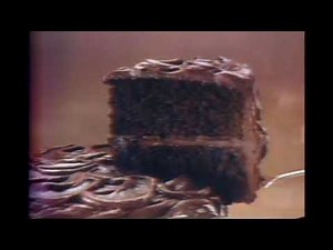 Betty Crocker cake mix commercial 1978