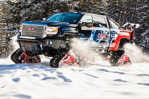 Tracked GMC Sierra 2500HD All Mountain Concept is a Snow Slayer