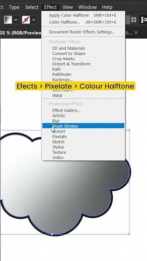 Color Halftone Effect in Adobe Illustrator cc Tutorial