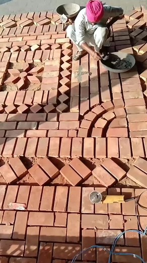 486K views · 7.6K reactions | Floor brick design | AlKarim Ceiling Pvt Ltd. | Facebook