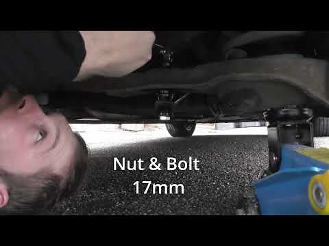 How to Replace Rear Stabilizer Arm / Ant-roll / Sway Bar Bush - 2010 Ford Focus Estate