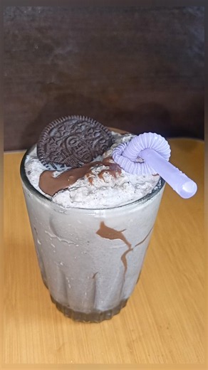 Café Style Oreo Milkshake | Let's Make It at Home! ⭐#viral #foryou #anime
